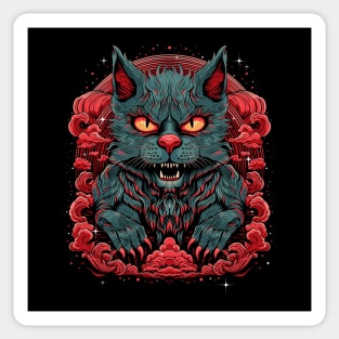 Mean Kitty Vibes Sticker